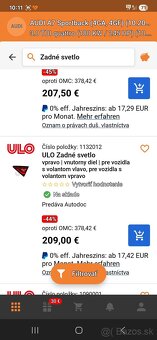 Zadné led svetla audi A7 - 8