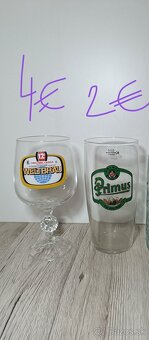 České pivové poháre 3 - 8