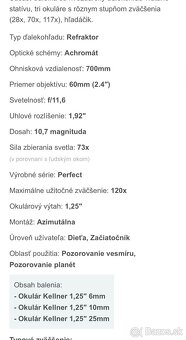 Hvezdársky ďalekohľad / teleskop - 8
