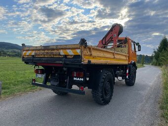 Man 4x4 G90 9 150 unimog meiller Rouka hydraulicka - 8