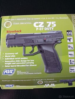 CZ 75 P-07 Duty CO2 GBB 6mm - 8