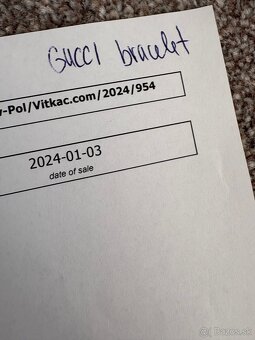 Gucci originál blondie náramok, pc 319€ - 8