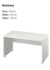 Biely stolík STUVA ružová stolička MAMMUT - 8