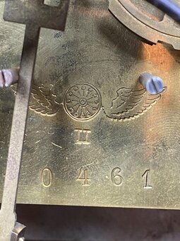Secesné komodové hodiny v štýle umeleckej kolónie Darmstadt - 8