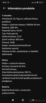 Elektrobicykel ROCKRIDER es100 - 8