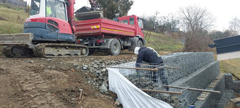 Gabion, Gabiony, Ploty z gabionov, Gabionové oporné múry - 8