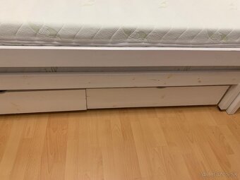 Dievčenská posteľ 200x90 s prístelkou a úložným priestorom - 8