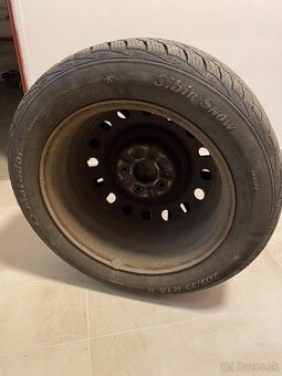 Plechové disky + puklice Toyota + pneumatiky 205/55 R16 91 H - 8