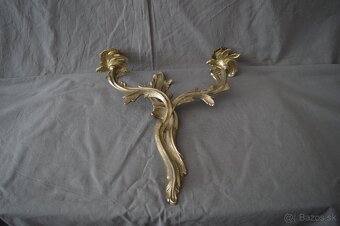 Mosadzné nástenné svietniky - 8