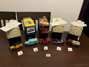 4 cast - Matchbox Yesteryear, Matchbox Dinky ZLACNENE - 8