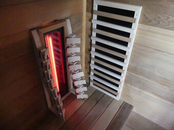 infra sauna pre 3 osoby do interieru vyrobena na zakazku - 8