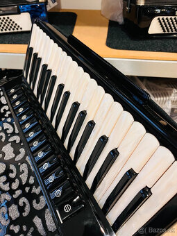 Nový akordeón Beltunica Proffesionall- IV- 96 basový- krásny - 8