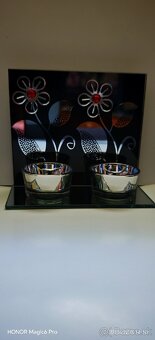 Nový sklenený svietnik. - 8