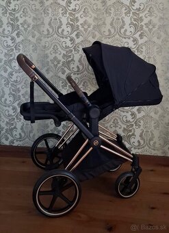 Cybex priam poťah 4.0 deep black - 8