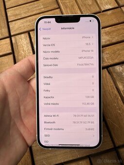 Apple iPhone 14 biely 128GB - 8