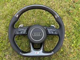 AUDI KARBON ŠPORTOVÝ ZKOSENY VOLANT - 8