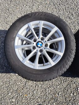 BMW disky 5x120 + Zimné pneumatiky 225/55 R16 s TPMS - 8
