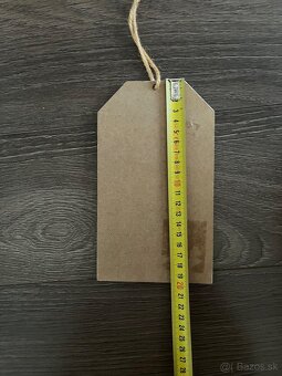 Drevena dekoracia zavesna a držiak na servitky - 8