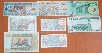 Bankovky 1,5€ - 5€ - 8