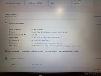 Notebook HP ProBook 6570b, i5, SSD 256 GB, 8 GB RAM - 8