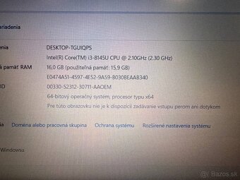 Notebook Dell Vostro 15 3580 / i3-8145U / 16GB / SSD + HDD - 8