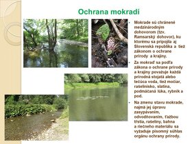 Ochrana prírody na Slovensku - audiovizuálna pomôcka - 8