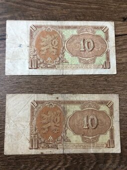 Bankovky PROTEKTORÁT a ČSR 1 - 8