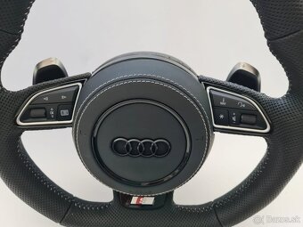 AUDI celoperforovaný volant s MULTIFUNKCIOU a RS F1 pádlami - 8