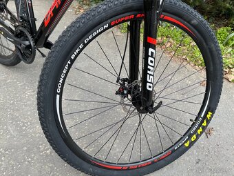 Predám novy horský bicykel hliník ram - 8