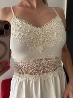 Čipkovane letné minišaty XS Topshop - 8