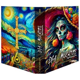 Mexiko 2023 Libertad - Dia de los Muertos Impression 1oz - 8
