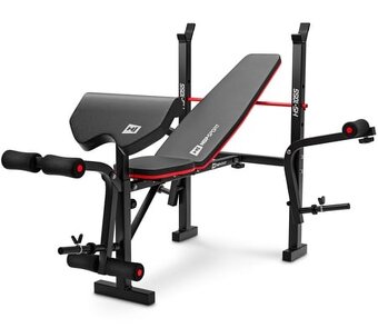 Predám lavičku aj s činkami 76kg - 8