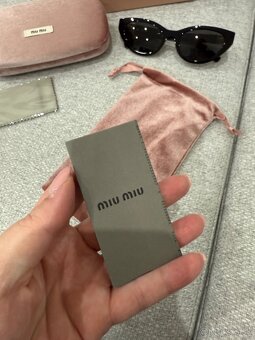 Miu miu dámske slnečné okuliare / nové, komplet balenie - 8