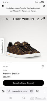 LOUIS VUITTON FRONTROW TENISKY - 8