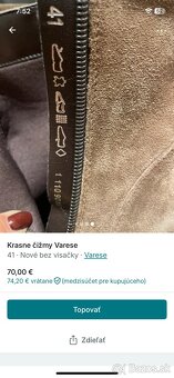 Nové členkové čižmy Varese - 8
