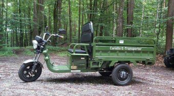 Nákladná elektrická trojkolka - plachta - 8