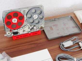 NAGRA SNN FULL TRACK Reel to Reel Spy Tape Recorder Full SET - 8