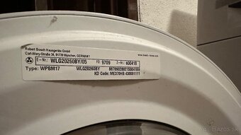 Úzka práčka Bosch WLG20260BY - 8