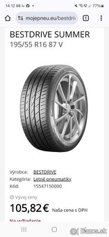 195/55 r16 letné pneumatiky - 8