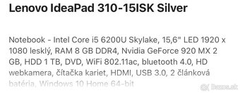 Lenovo IdeaPad 310-15ISK Silver - 8