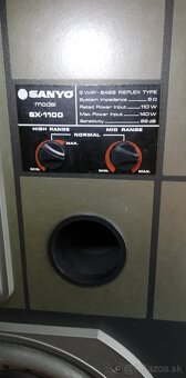 Sanyo model SX-1100 8.om 110W. Max-140W 89dB - 8
