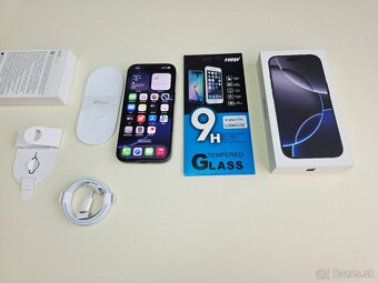 APPLE IPHONE 16 PRO 12GB BLACK TITANIUM ,BATERKA 100% - 8