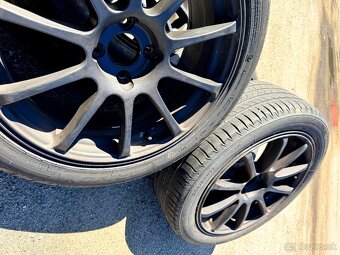 ADVAN Racing 4x100 R17 Elektróny + Pneu 205/50 - 8