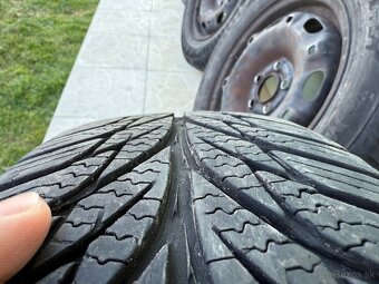 Plechové disky + celoročné pneu - 8