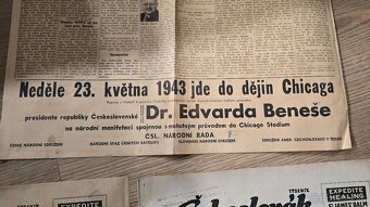 Noviny Čechoslovák a Svornost 1944 - 8