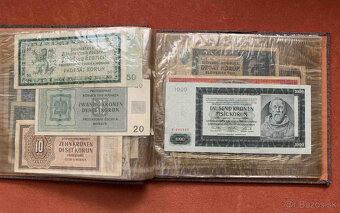 Album starých bankoviek Československa od roku 1919 – 1961 - 8