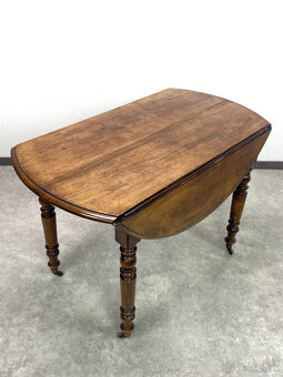 zaujímavé výklopné masívne okrúhle stoly - 8