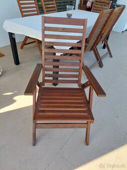 Zahradne polohovatelne Ikea stolicky. - 8