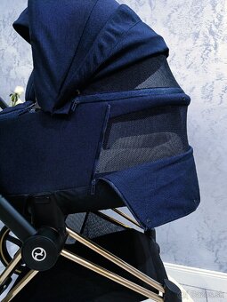 TROJKOMBINÁCIA CYBEX PLATINUM ROSEGOLD PRIAM BLUE - 8