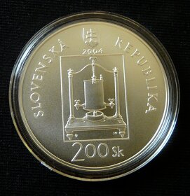 Slovenské strieborné 200 koruny bk - 8